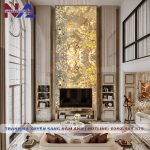 Tranh đá thông tầng xuyên sáng TT-TC02 | ghép 2 tấm