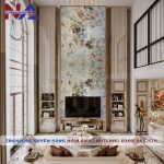 Tranh đá thông tầng xuyên sáng TT-TC06 | ghép 2 tấm