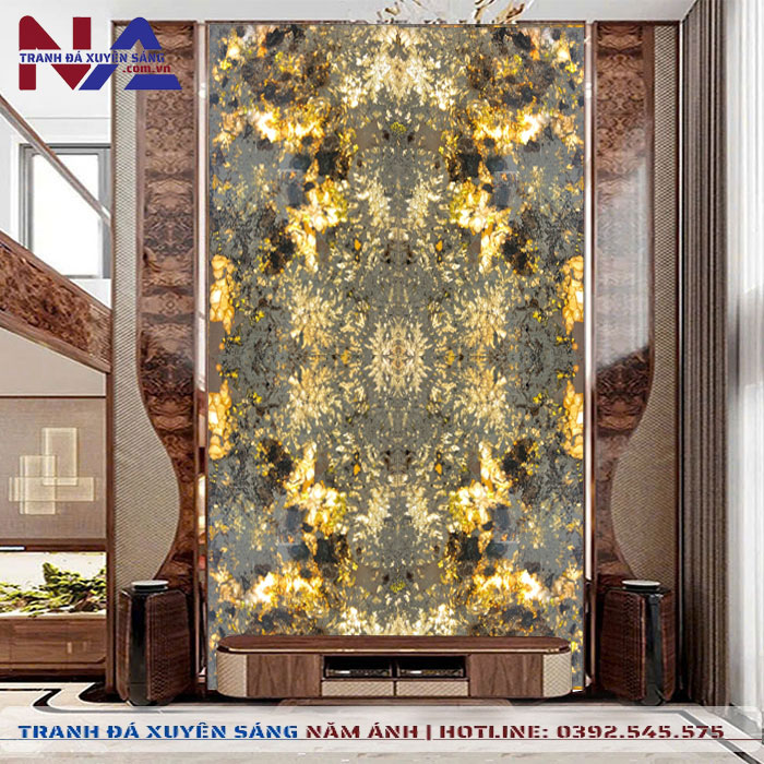 Tranh đá thông tầng TT-TC12A | Ghép 4 tấm đối xứng