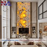 Tranh đá thông tầng xuyên sáng TT-TC04 | ghép 2 tấm