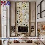 Tranh đá thông tầng xuyên sáng TT-TC08 | Ghép 2 tấm