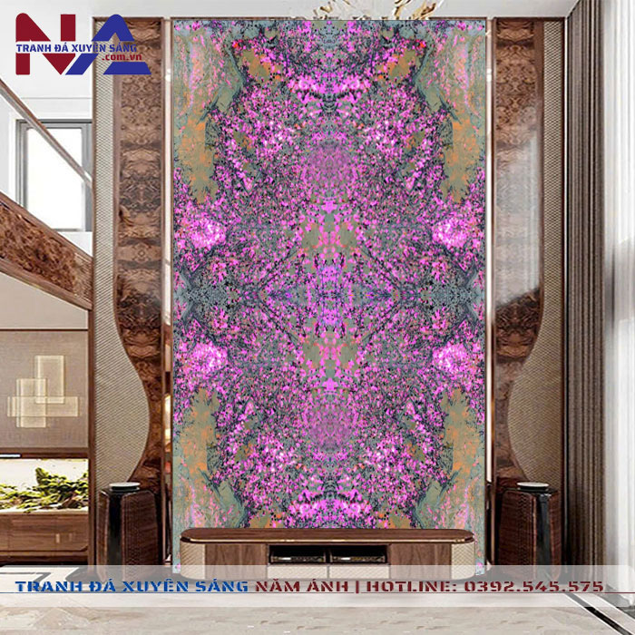 Tranh đ&aacute; v&aacute;ch Tivi bằng đ&aacute; xuy&ecirc;n s&aacute;ng đẹp nhất hiện nay