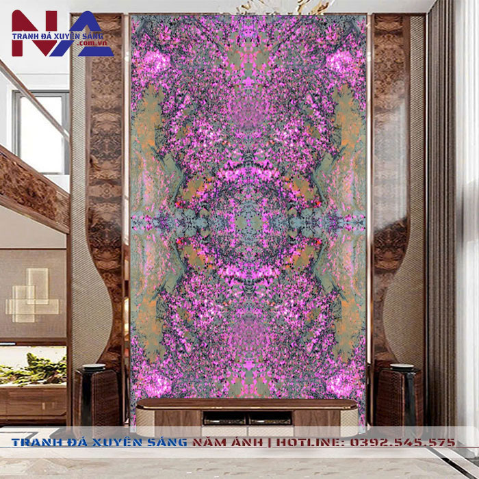 Tranh đá thông tầng xuyên sáng TT-TC15 | Ghép 4 tấm