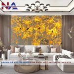 Tranh đá thạch anh xuyên sáng NA-TC08 | dáng ngang