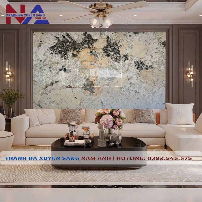 Tranh đá xuyên sáng NA-TC03 | 1 tấm đơn dáng ngang