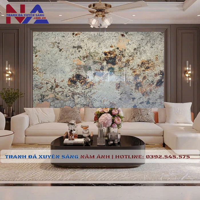 Tranh đá xuyên sáng NA-TC04 | 1 tấm đơn dáng ngang