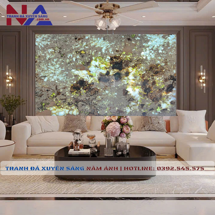 Tranh đá xuyên sáng NA-TC04 | 1 tấm đơn dáng ngang