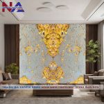 Tranh đá đối xứng xuyên sáng DX-TC19