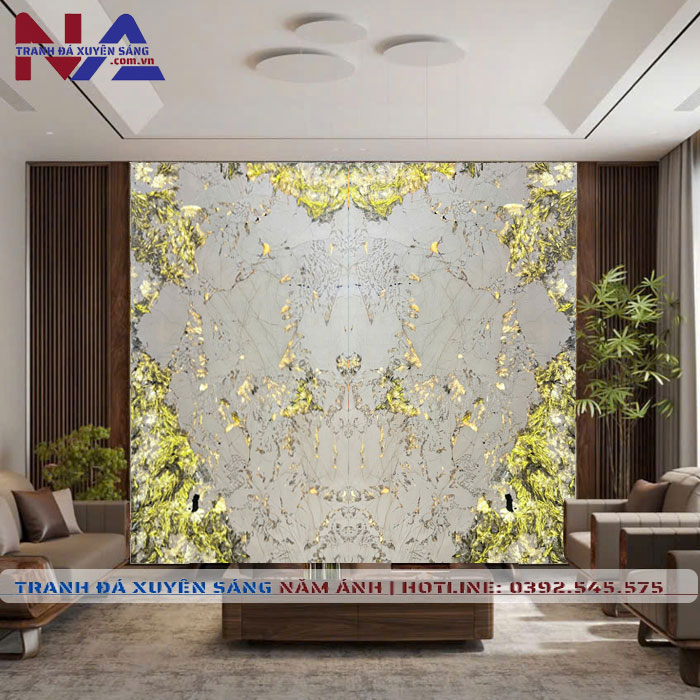 Tranh đá đối xứng xuyên sáng DX-TC19