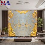 Tranh đá đối xứng xuyên sáng DX-TC19