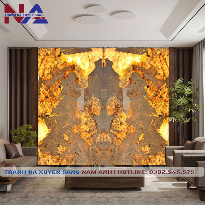 Tranh đá đối xứng xuyên sáng DX-TC20