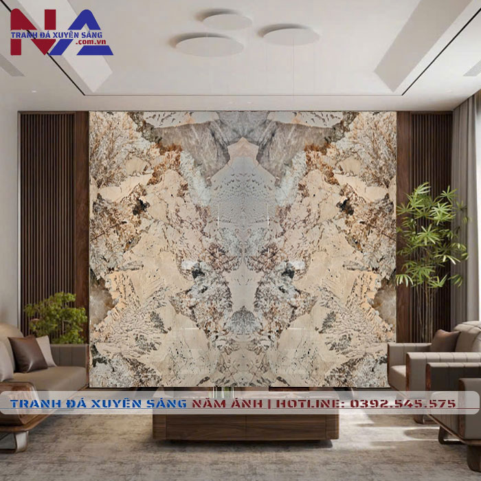 Tranh đá đối xứng xuyên sáng DX-TC20
