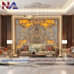 Tranh đá đối xứng xuyên sáng DX-TC23