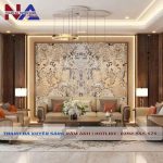 Tranh đá đối xứng xuyên sáng DX-TC23