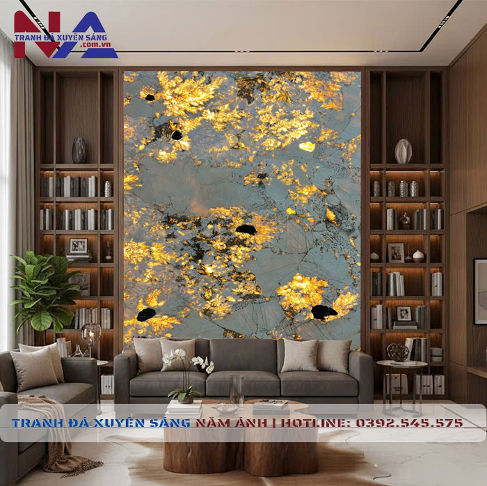 Tranh đá thạch anh xuyên sáng NA-TC29 | dáng đứng