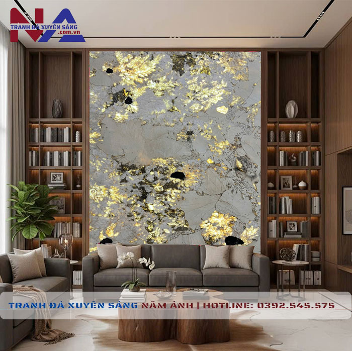 Tranh đá thạch anh xuyên sáng NA-TC29 | dáng đứng