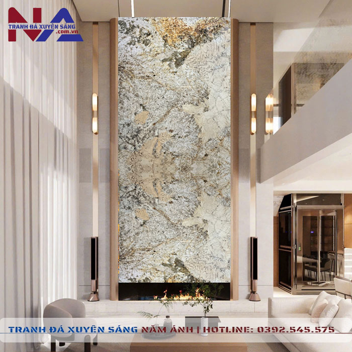 Tranh đá thông tầng xuyên sáng TT-TC19 | Ghép 2 tấm