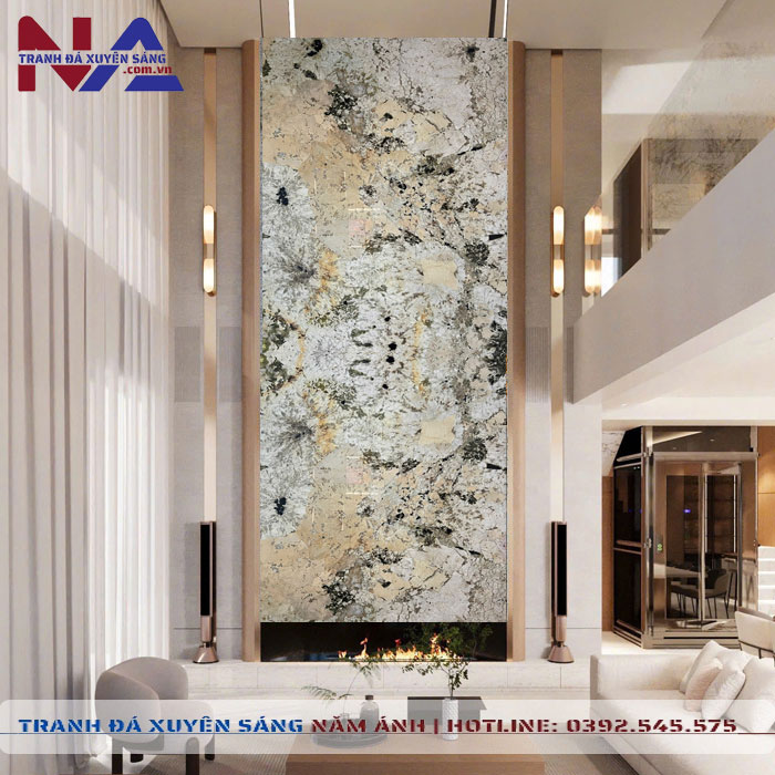 Tranh đá thông tầng xuyên sáng TT-TC21 | Ghép 2 tấm