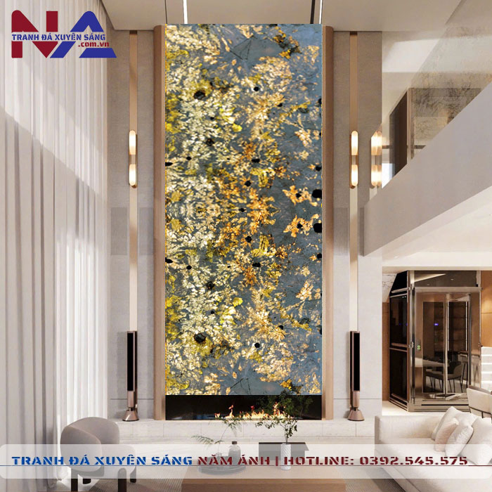 Tranh đá thông tầng xuyên sáng TT-TC22 | Ghép 2 tấm