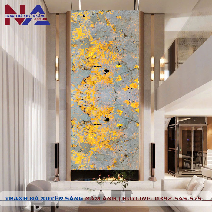 Tranh đá thông tầng xuyên sáng TT-TC23 | Ghép 2 tấm