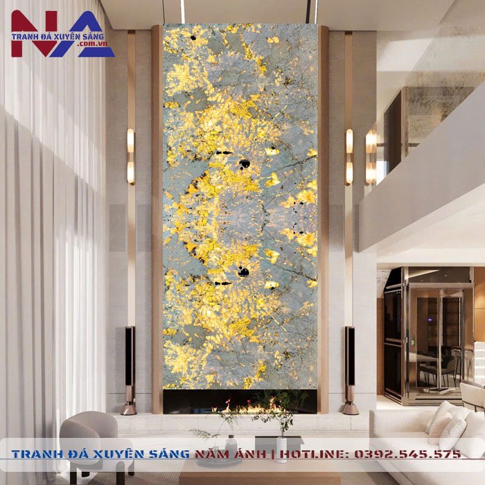 Tranh đá thông tầng xuyên sáng TT-TC23 | Ghép 2 tấm