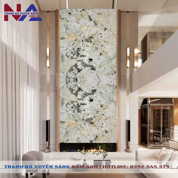 Tranh đá thông tầng xuyên sáng TT-TC23 | Ghép 2 tấm
