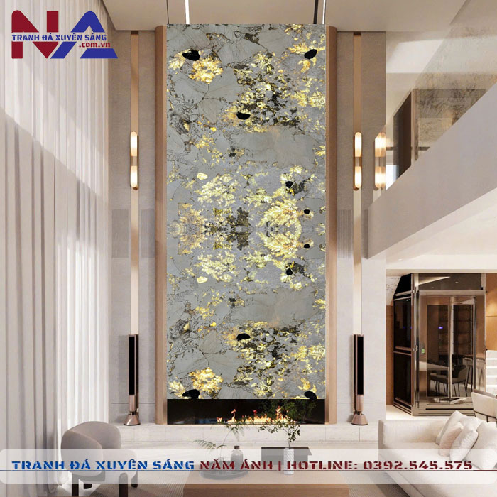 Tranh đá thông tầng xuyên sáng TT-TC24 | Ghép 2 tấm
