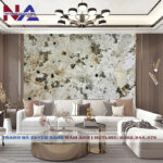 Tranh đá vách sofa xuyên sáng NA-TC26 | Dáng ngang