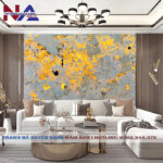 Tranh đá vách sofa xuyên sáng NA-TC28 | dáng ngang