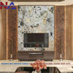 Tranh đá vách tivi xuyên sáng NA-TC25 | Dáng đứng