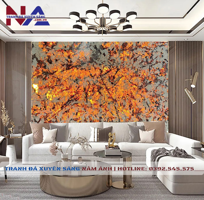 Tranh đá xuyên sáng tự nhiên NA-VT30 | Dáng ngang