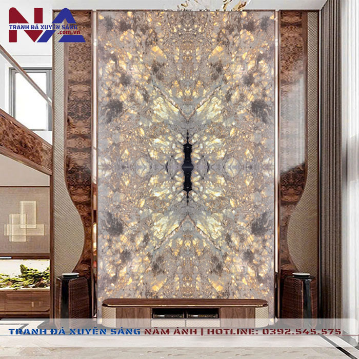 Tranh đá thông tầng xuyên sáng TT-TC26 | Ghép 4 tấm