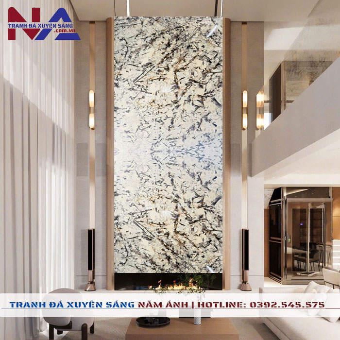 Tranh đá thông tầng xuyên sáng TT-TC28 | Ghép 2 tấm