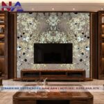 Tranh đá đối xứng vách Tivi DX-TC29