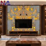 Tranh đá đối xứng vách Tivi DX-TC30
